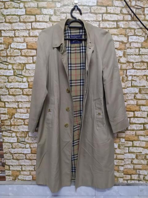 Burberry BURBERRY NOVA CHECK TRENCH COAT JACKET (B740)