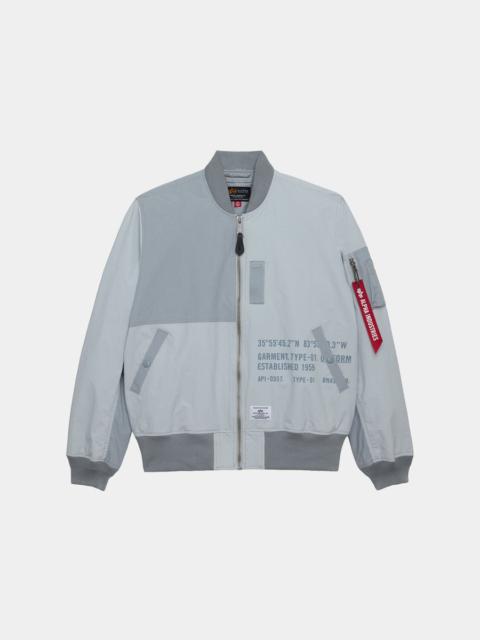 ALPHA INDUSTRIES L-2B RELAXED PATCHWORK FLIGHT JACKET