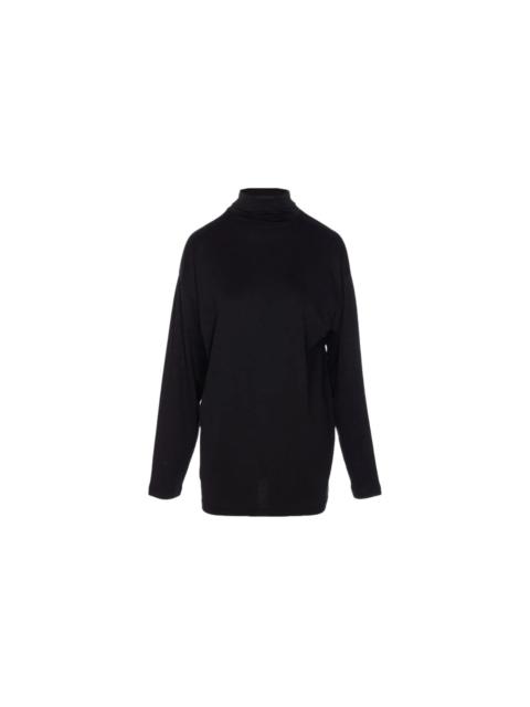 Lemaire RELAXED MOCK NECK T-SHIRT (BLACK)