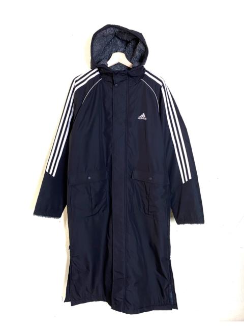 adidas Adidas Wool Lining Coach Windbreaker Long Jacket