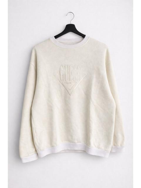 Other Designers Vintage GUESS Embroidered Logo Crewneck Sweatshirt Made USA