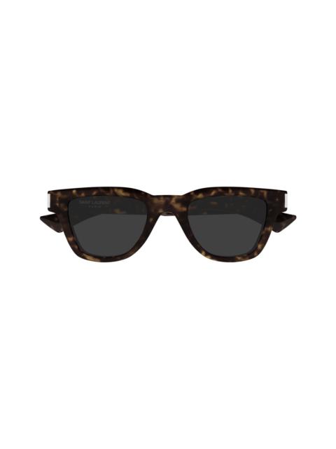 SAINT LAURENT Saint Laurent Sl 789 Jacques Linea Corner Angle 002 Havana Crystal Grey Sunglasses