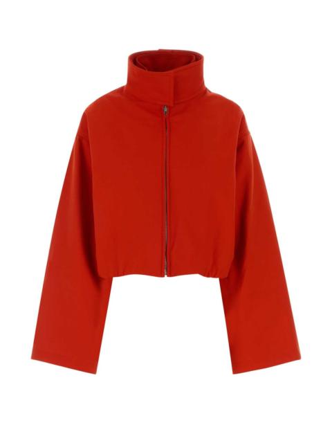 Alaïa Alaia Women Red Cotton Bomber Jacket
