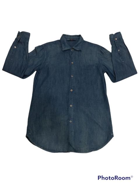 Other Designers Japanese Brand - 45rpm Indigo Long Sleeve Shirt