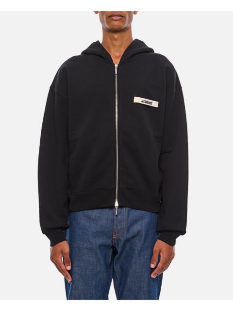 JACQUEMUS Jacquemus Men Zipped Cotton Sweatshirt