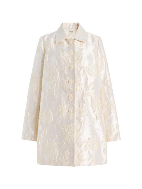 STAUD Halton Jacquard Jacket ivory