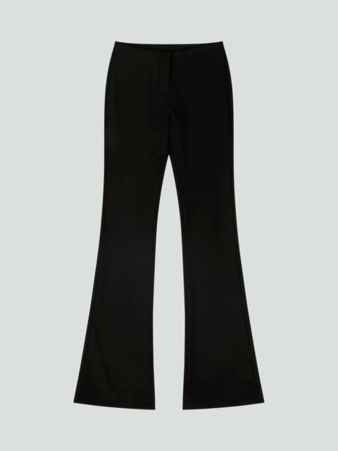 entire studios SLIM FLARE PANT BLACK WOOL