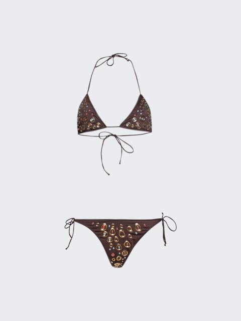 Oséree Studs Microkini Brown