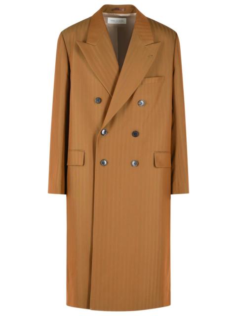 Dries Van Noten Dries Van Noten 'ROSIE' Brown Wool Blend Coat