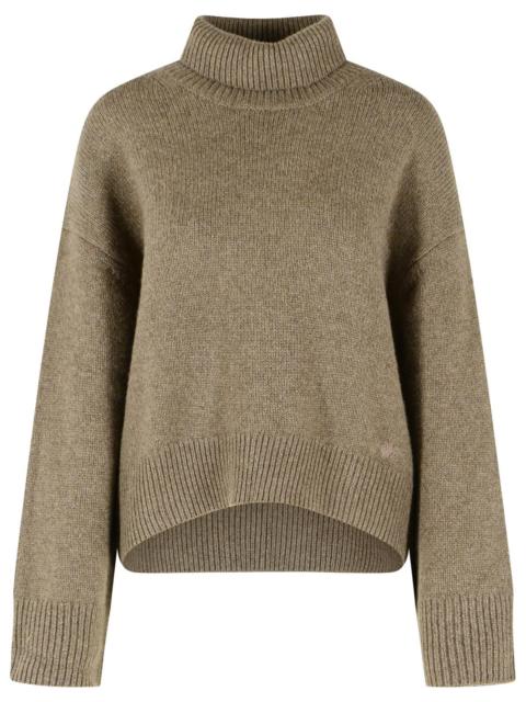 Loulou de Saison Loulou De Saison Jonah Cashmere Sweater Nutmeg Melange