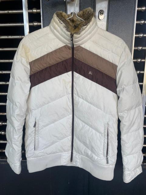 Burberry Black Label White Puffer Jacket