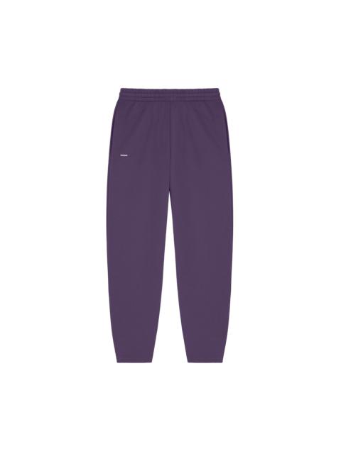 PANGAIA Mens DNA Barrel-Leg Track Pants - Blackberry