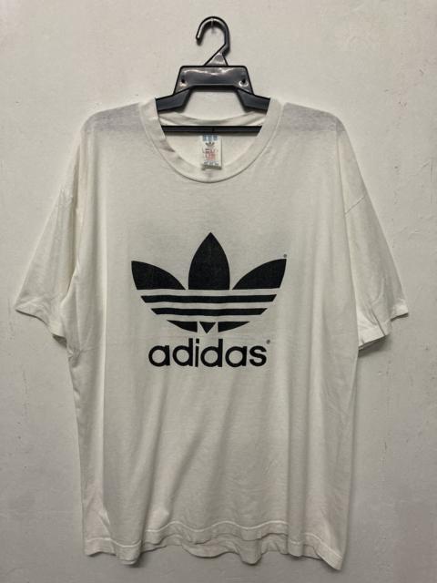 adidas Vintage Adidas Trefoil Mirror Logo T-shirt