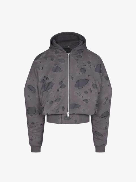 AW23 PNEUMATIC BOMBER JACKET — DARK GREY
