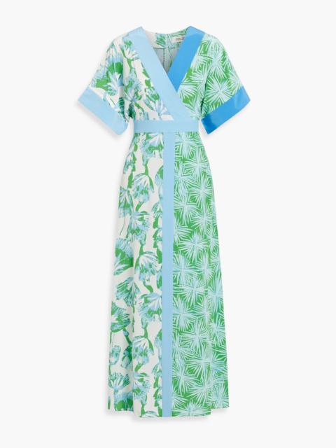 DIANE VON FURSTENBERG Sofie wrap-effect floral-print crepe maxi dress