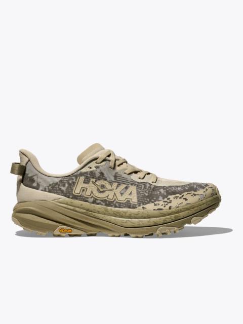 HOKA Men's Speedgoat 6 Shoes in Oyster Mushroom/Wild Mushroom