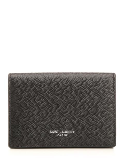 SAINT LAURENT Saint Laurent Men Business Card Holder With Flap