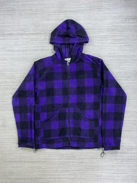 Other Designers Columbia × Vintage - Vtg Columbia Sportwear Company Block Check Fullzip Jacket