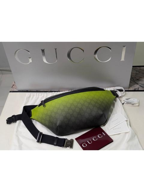 GUCCI Authentic GG Ombré Canvas Belt Bag Large