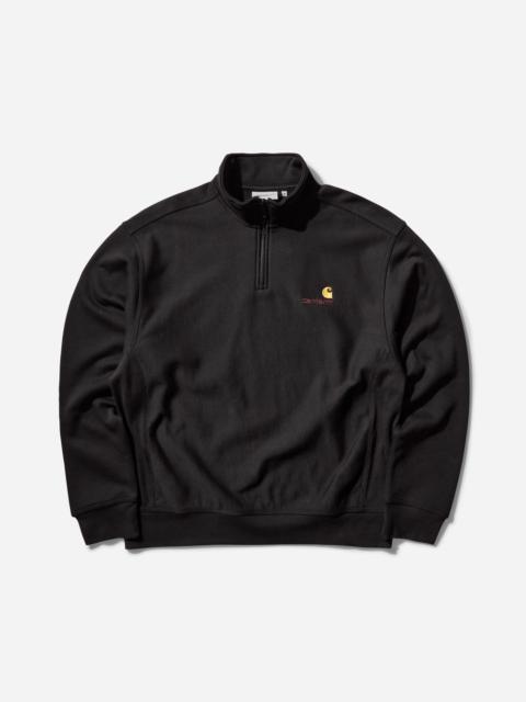 Carhartt Men's Half Zip American Script Sweashirt Black