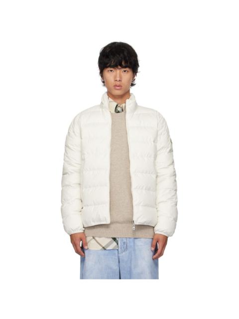 Moncler White Baudinet Down Jacket