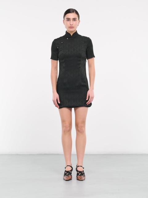 Marine Serre Jacquard Viscose Mini Dress