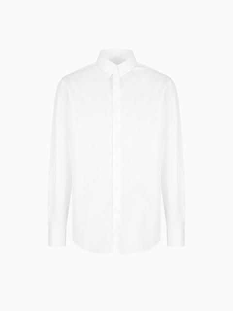 GIORGIO ARMANI Cotton twill shirt