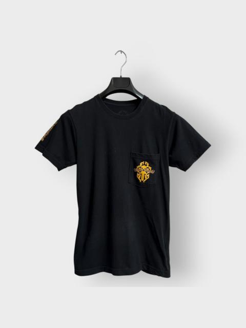 Chrome Hearts STEAL! 2010s Chrome Hearts Yellow Vine Dagger Scripts Tee