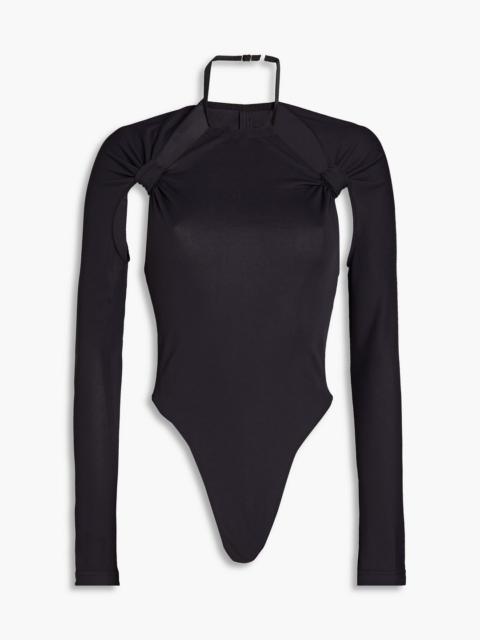 JACQUEMUS Nodi cutout knotted jersey bodysuit