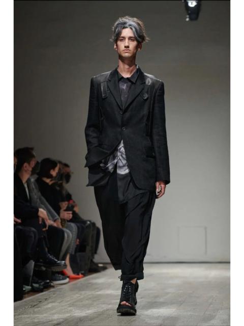 Yohji Yamamoto NWT S/S23 Rayon Blend Shrunk Pants