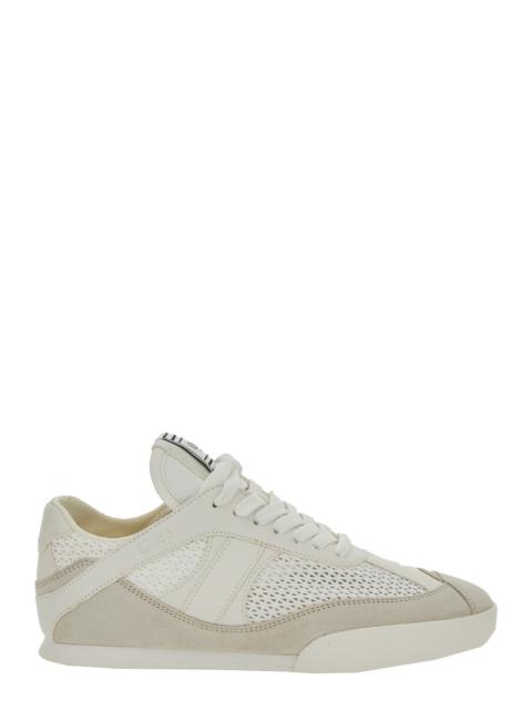 Chloé Chloé Women 'Kick' White Sneakers With Logo Patch On The Tongue And Logo Lettering On The Rear In Fa