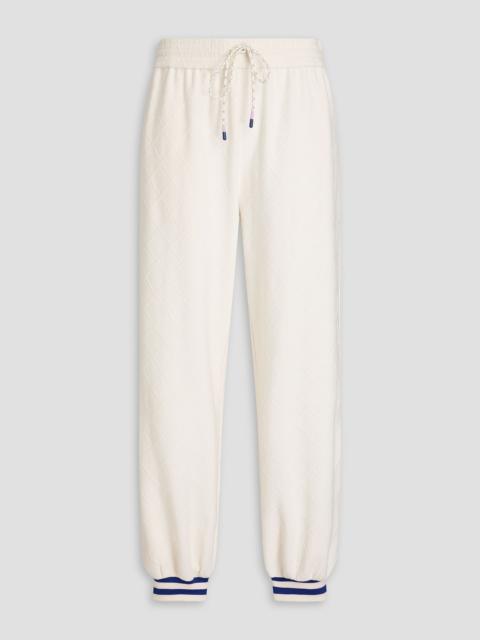 Zimmermann Jacquard-knit track pants