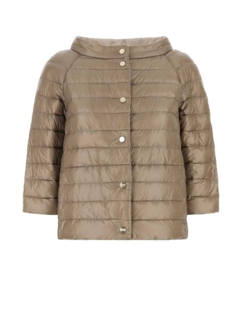 Herno Herno Women Cappuccino Nylon Reversible Down Jacket