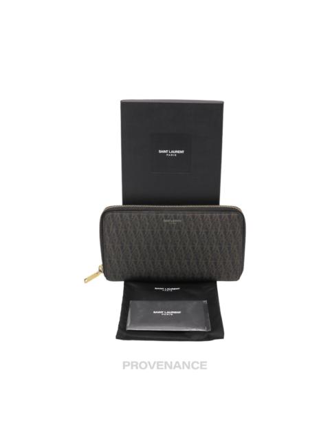 SAINT LAURENT Saint Laurent Paris SLP Zip Long Wallet - Monogram