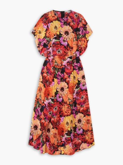 Stella McCartney Floral-print silk crepe de chine midi dress