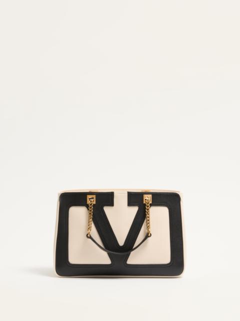 Valentino VALENTINO GARAVANI VIVA SUPERSTAR SMALL NAPPA LEATHER SHOPPING BAG