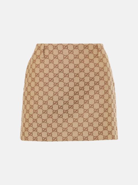 GG Canvas miniskirt