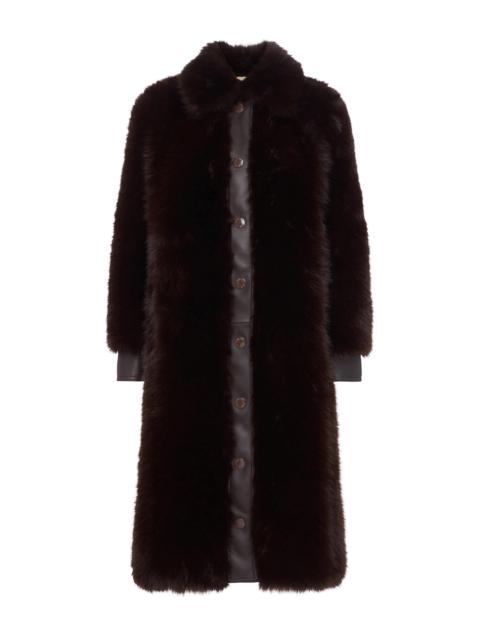 L'AGENCE Irisa Faux Fur Coat