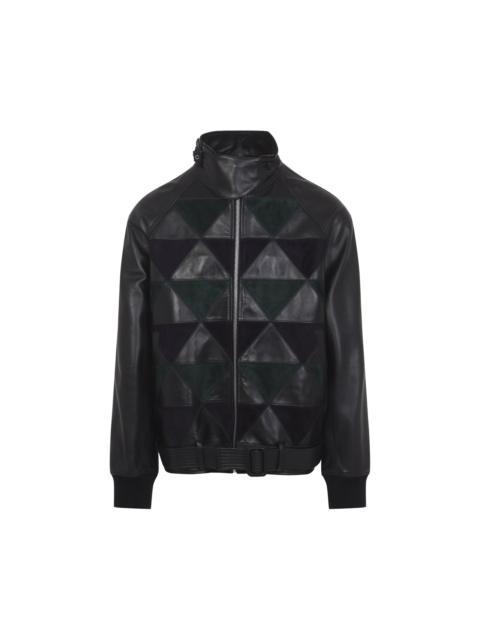 Lanvin Lanvin Intarsia Bomber Jacket Men