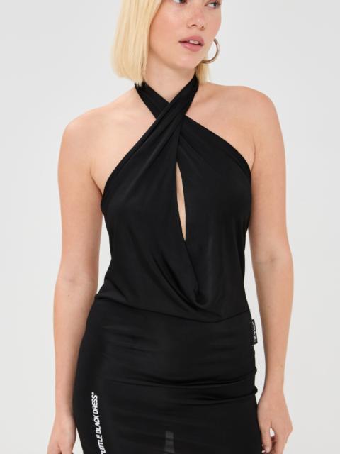 Off-White Fluid Jer Little Black Dress