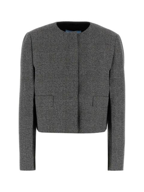 Prada Prada Women Glencheck Blazer