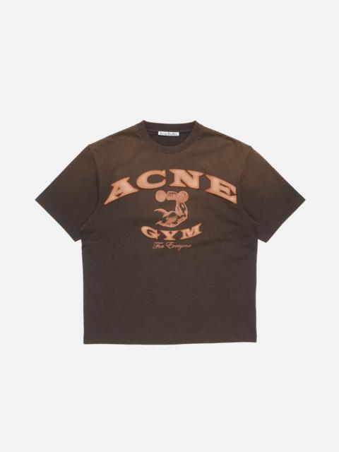 Acne Studios Logo t-shirt - Dark brown