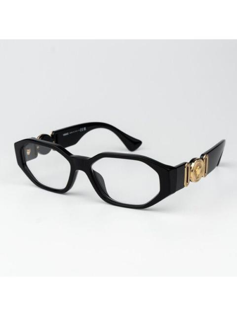 VERSACE Versace Men Black Geometric Eyeglasses VE3320U GB1 BRAND NEW
