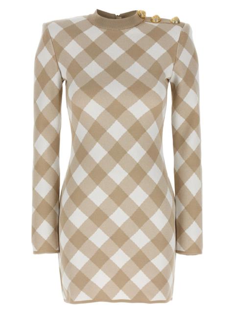 Balmain Vichy dress