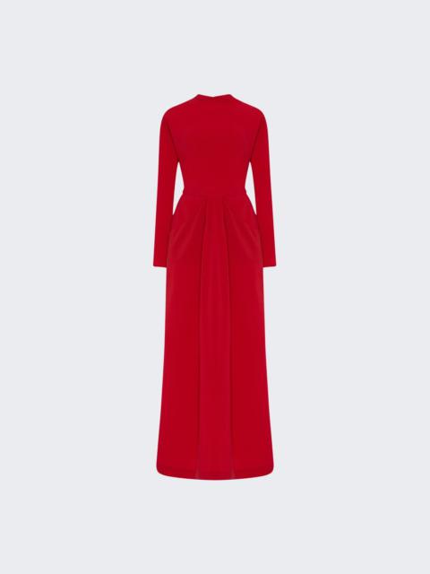 The Row Anselm Dress Scarlet