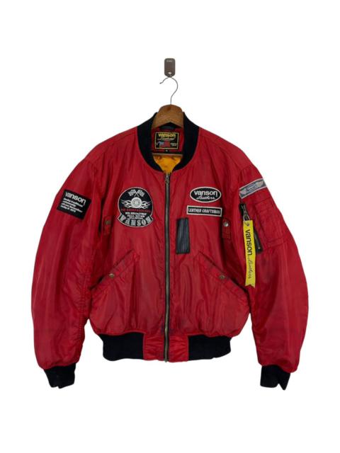 Other Designers Vanson Leathers - VINTAGE VANSON LEATHER BOMBER BIKERS JACKET