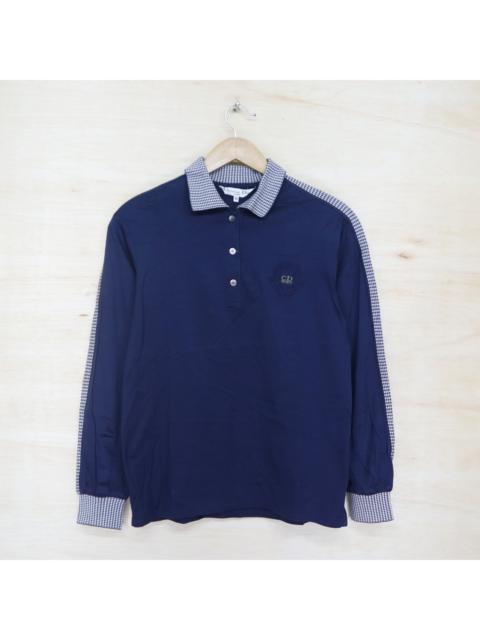 Dior Vintage 90s CHRISTIAN DIOR Monsieur Sports Mini Logo Embroidered Polo Shirt Long Sleeve