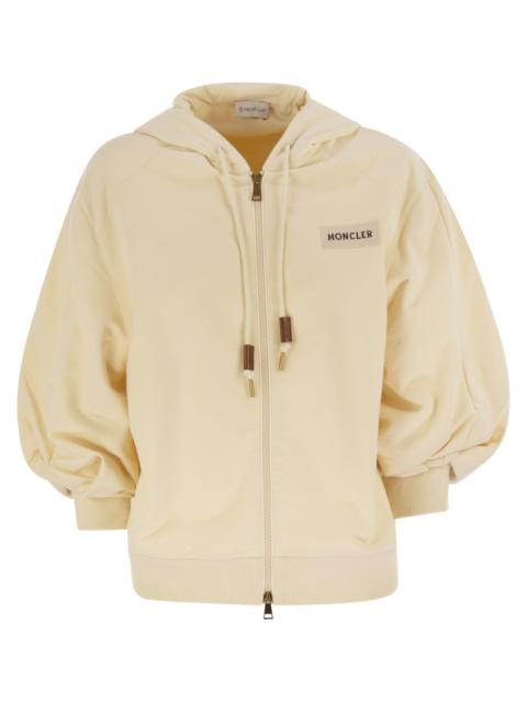 Moncler Moncler Women Cotton Sweatshirt With Hood And Zip