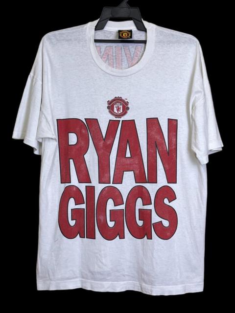 Other Designers VINTAGE 90s RYAN GIGGS MANCHESTER UNITED BIG PRINT T SHIRT