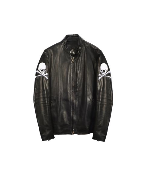 mastermind JAPAN Mastermind Japan Embroidered Skull Leather Hiro Exile Pride Jacket